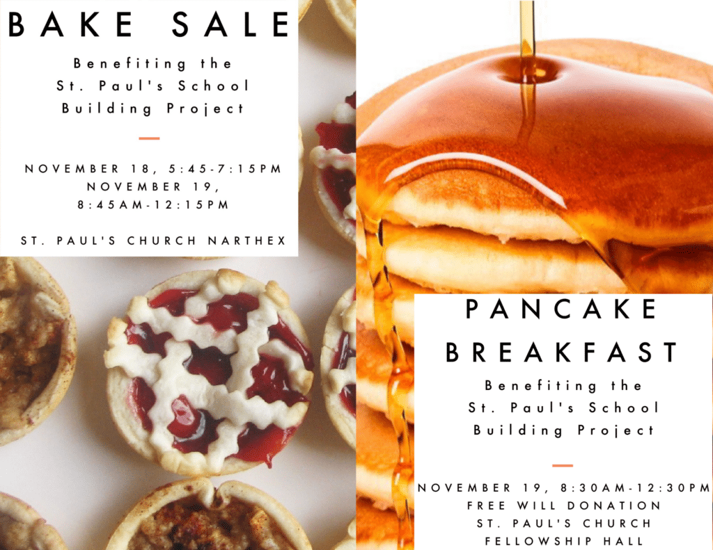 Pancake Breakfast and Bake Sale